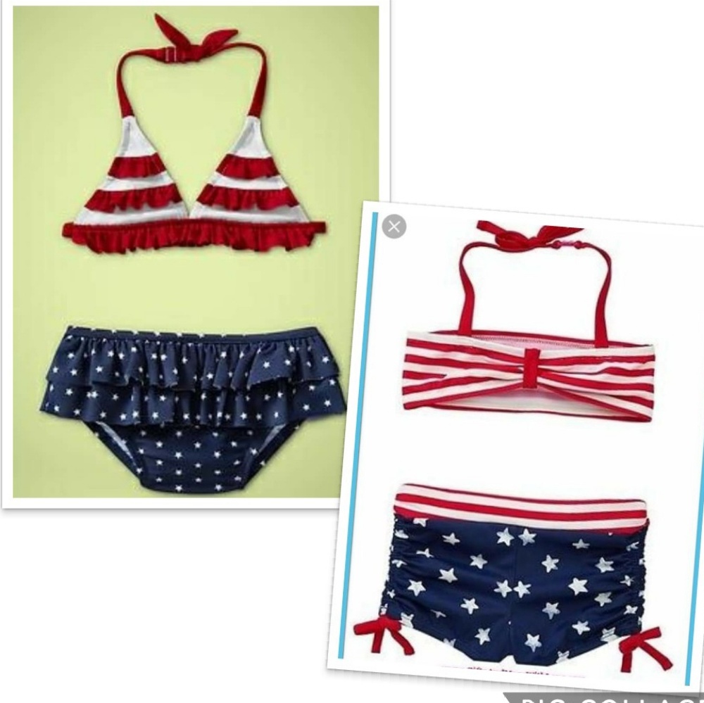 Baby Gap Stars And Stripes Swimsuits